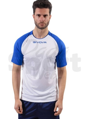 GIVOVA SHIRT CAPO BIANCO AZZURRO