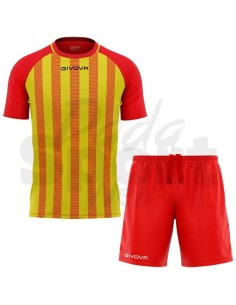 GIVOVA KIT CALCIO TRATTO GIALLO ROSSO