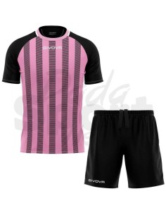 GIVOVA KIT CALCIO TRATTO ROSA NERO