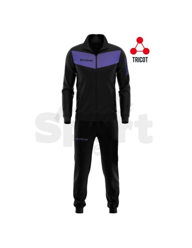 GIVOVA TUTA VISA 4S VIOLA NERO