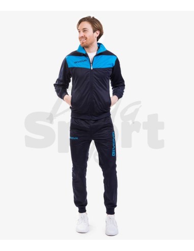 GIVOVA TUTA SPORTIVA VISA BLU TURCHESE