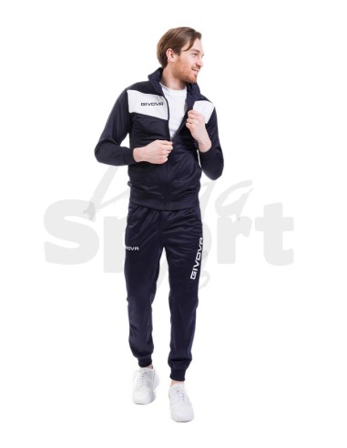 Givova Tuta Sportiva Visa Blu Bianco  Completo...