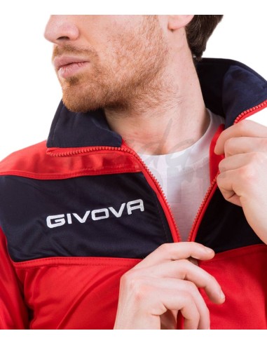 GIVOVA TUTA SPORTIVA VISA ROSSO BLU
