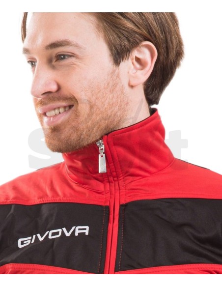 GIVOVA TUTA SPORTIVA VISA ROSSO NERO
