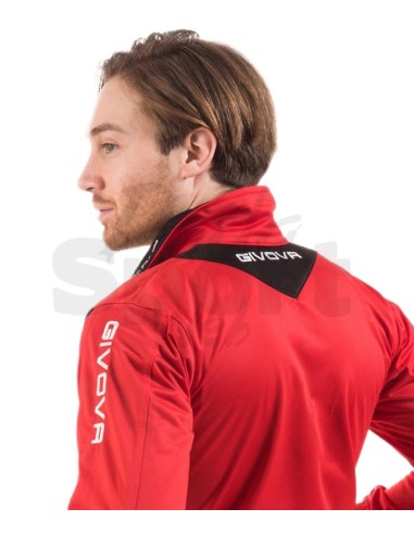 Givova Tuta Sportiva Visa Rosso Nero Completo...