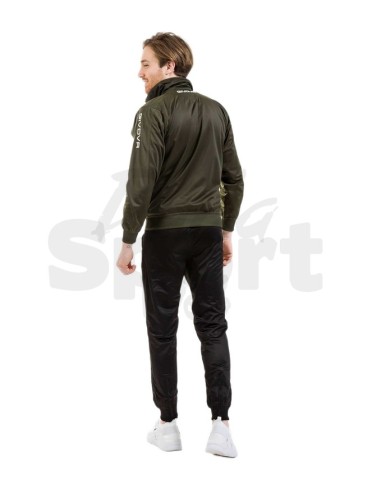 GIVOVA TUTA SPORTIVA VISA VERDE MILITARE NERO