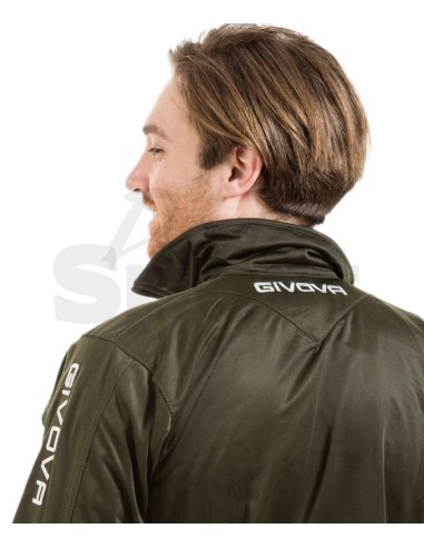 GIVOVA TUTA SPORTIVA VISA VERDE MILITARE NERO