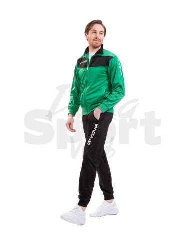 Givova Tuta Sportiva Visa Verde Nero Completo...