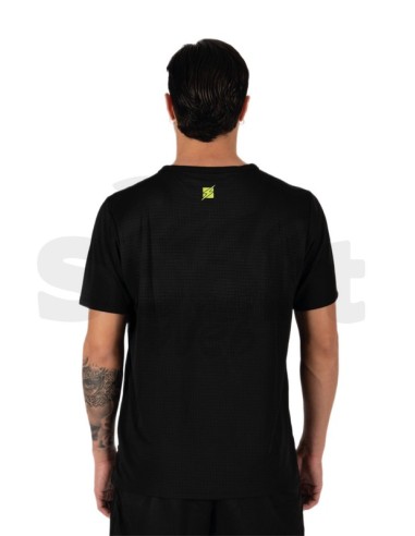 ZEUS T-SHIRT KNIT NERO GIALLO FLUO