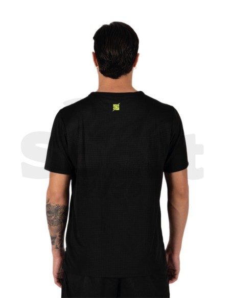 ZEUS T-SHIRT KNIT NERO GIALLO FLUO