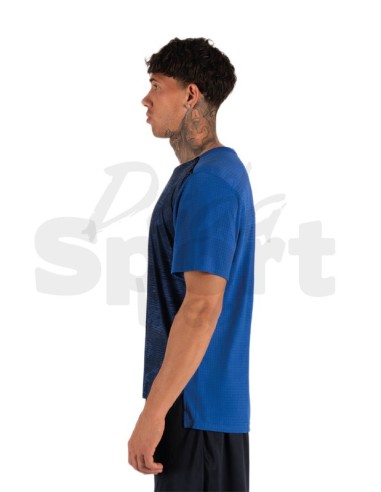 ZEUS T-SHIRT KNIT AZZURRO NERO