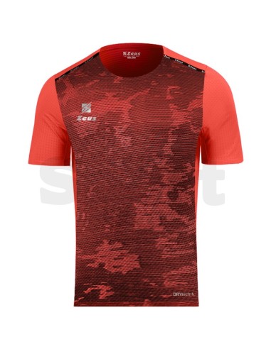 ZEUS T-SHIRT KNIT CORALLO NERO