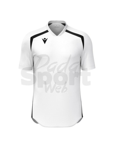 MACRON MAGLIA CALCIO WYRM BIANCO NERO