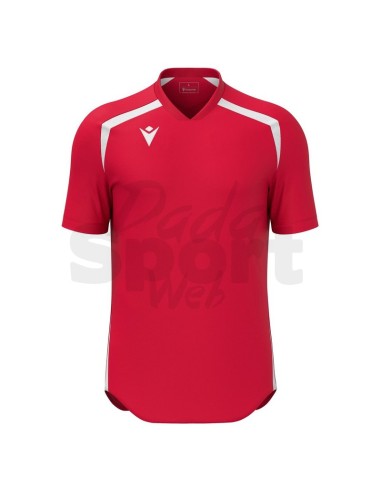 MACRON MAGLIA CALCIO WYRM ROSSO BIANCO