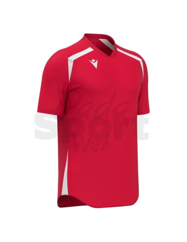 MACRON MAGLIA CALCIO WYRM ROSSO BIANCO
