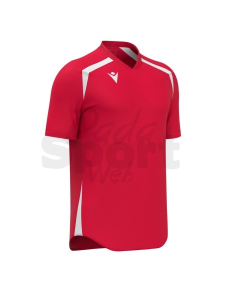 MACRON MAGLIA CALCIO WYRM ROSSO BIANCO