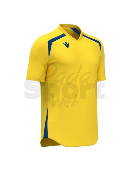 MACRON MAGLIA CALCIO WYRM GIALLO AZZURRO