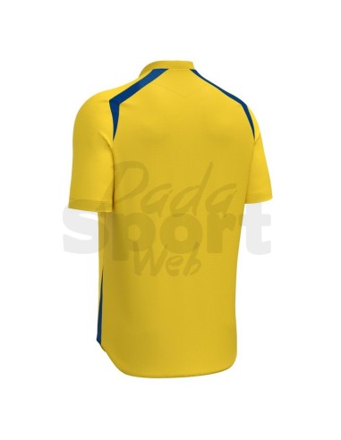 MACRON MAGLIA CALCIO WYRM GIALLO AZZURRO