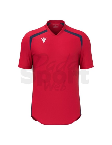 MACRON MAGLIA CALCIO WYRM ROSSO BLU