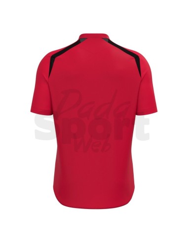 MACRON MAGLIA CALCIO WYRM ROSSO NERO