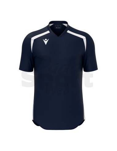 MACRON MAGLIA CALCIO WYRM BLU BIANCO