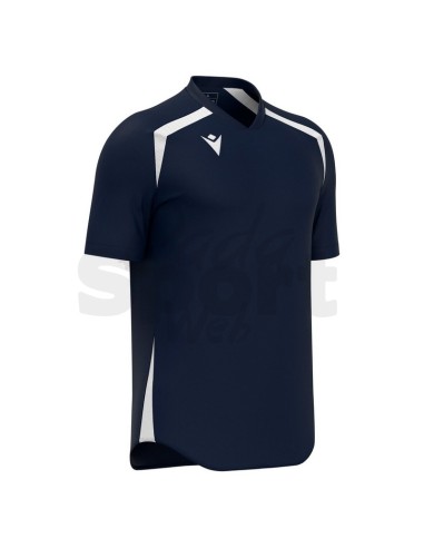 MACRON MAGLIA CALCIO WYRM BLU BIANCO