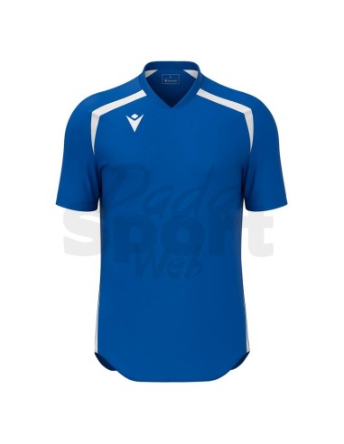 MACRON MAGLIA CALCIO WYRM AZZURRO BIANCO