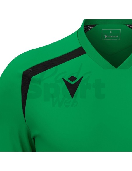 MACRON MAGLIA CALCIO WYRM VERDE NERO