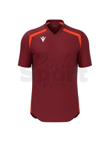 MACRON MAGLIA CALCIO WYRM GRANATA ARANCIO