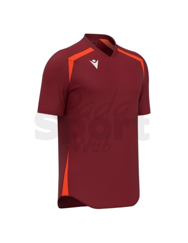 MACRON MAGLIA CALCIO WYRM GRANATA ARANCIO