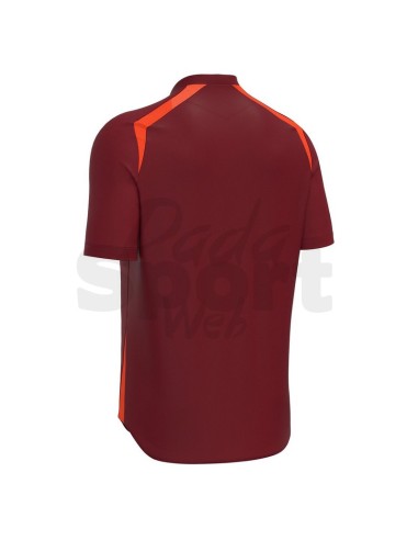 MACRON MAGLIA CALCIO WYRM GRANATA ARANCIO