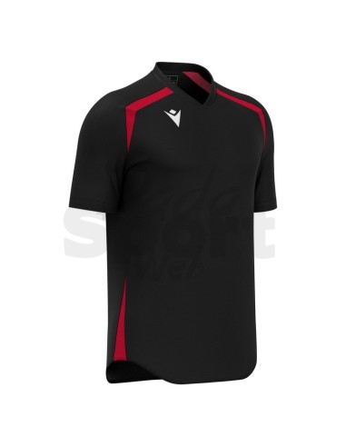 MACRON MAGLIA CALCIO WYRM NERO ROSSO