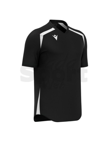 MACRON MAGLIA CALCIO WYRM NERO BIANCO