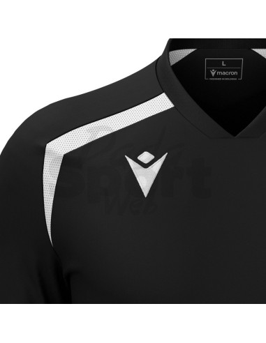 MACRON MAGLIA CALCIO WYRM NERO BIANCO