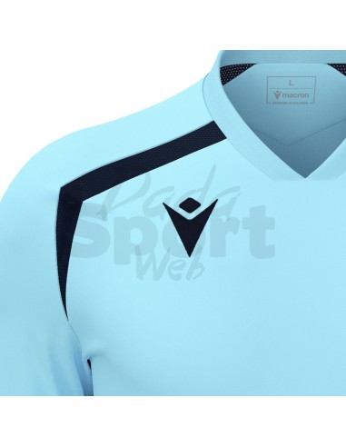 MACRON MAGLIA CALCIO WYRM CELESTE BLU