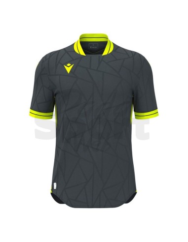 MACRON MAGLIA CERBERUS ECO ANTRACITE GIALLO FLUO