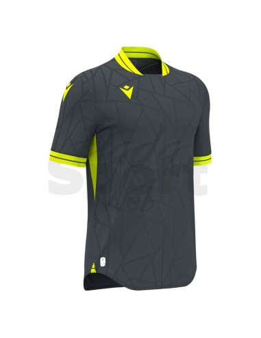 MACRON MAGLIA CERBERUS ECO ANTRACITE GIALLO FLUO