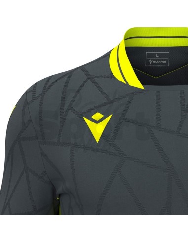 MACRON MAGLIA CERBERUS ECO ANTRACITE GIALLO FLUO