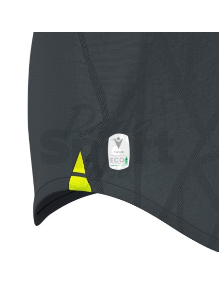 MACRON MAGLIA CERBERUS ECO ANTRACITE GIALLO FLUO