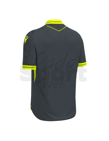 MACRON MAGLIA CERBERUS ECO ANTRACITE GIALLO FLUO