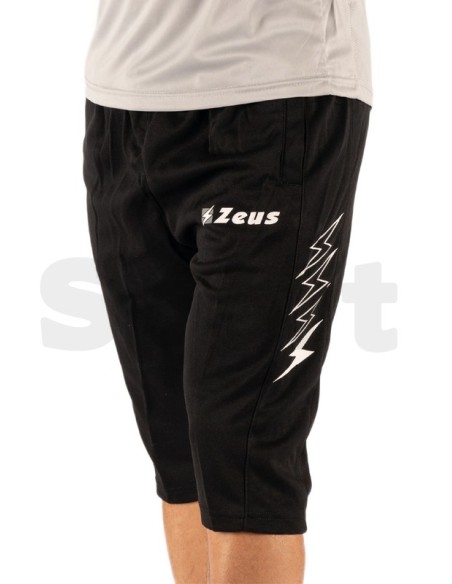 Zeus Enea  Pinocchietto 3/4 Allenamento in Tessuto TTC con Tasche Zip