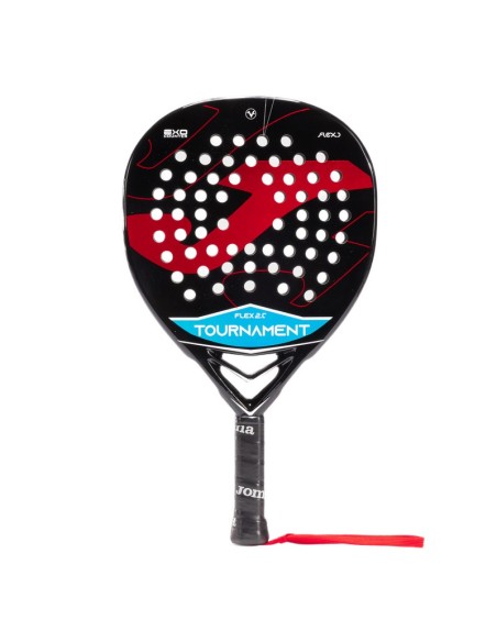 RACCHETTA PADEL TOURNAMENT FLEX NERO ROSSO