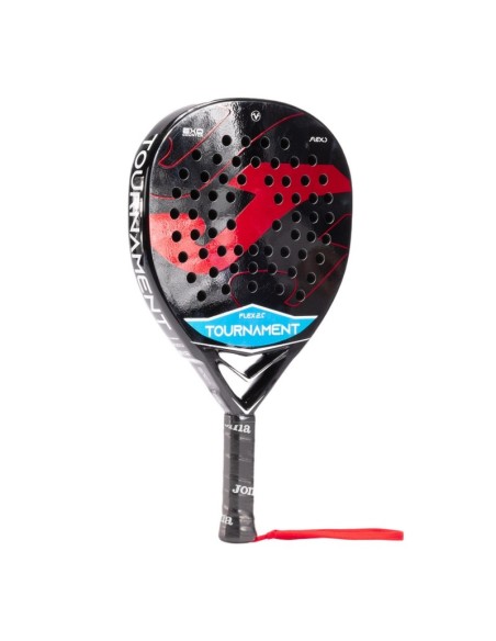 RACCHETTA PADEL TOURNAMENT FLEX NERO ROSSO