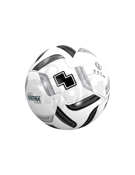 ERREA STREAM HYBRID HERITAGE PALLONE BIANCO NERO ARGENTO