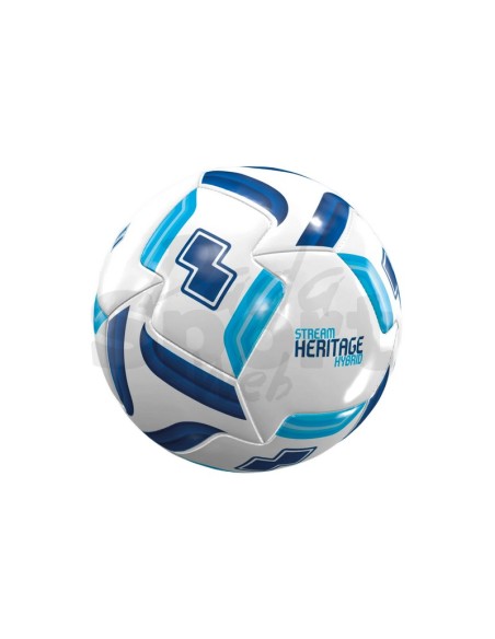 ERREA STREAM HYBRID HERITAGE PALLONE BIANCO AZZURRO CYANO