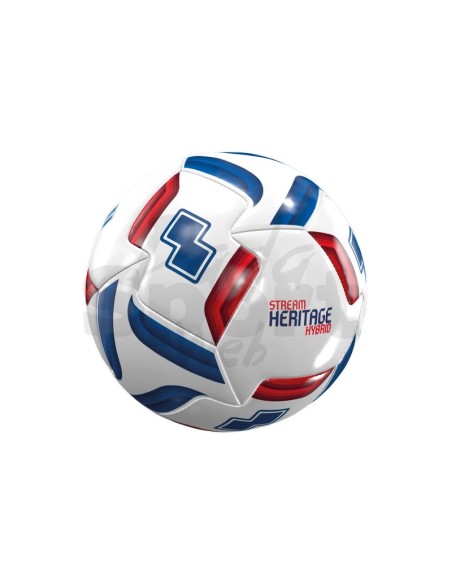ERREA STREAM HYBRID HERITAGE PALLONE BIANCO BLU ROSSO