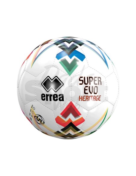 ERREA SUPER EVO HERITAGE PALLONE BIANCO COLORI VARI