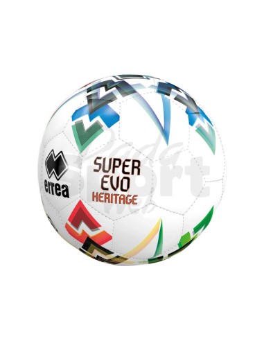 ERREA SUPER EVO HERITAGE PALLONE BIANCO COLORI...