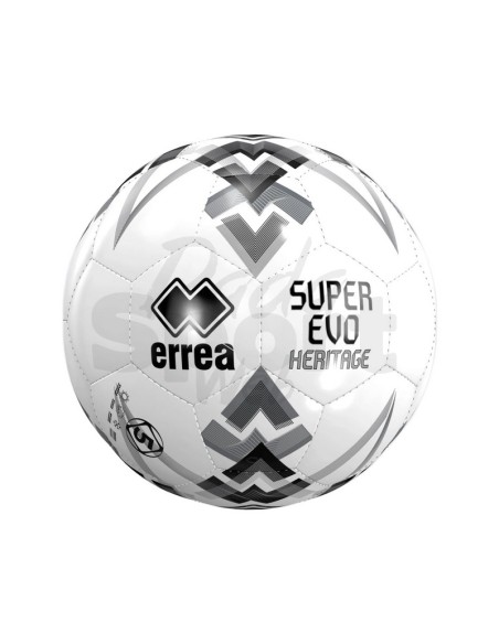 ERREA SUPER EVO HERITAGE PALLONE BIANCO GRIGIO NERO