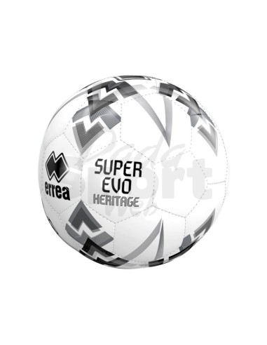 ERREA SUPER EVO HERITAGE PALLONE BIANCO GRIGIO...